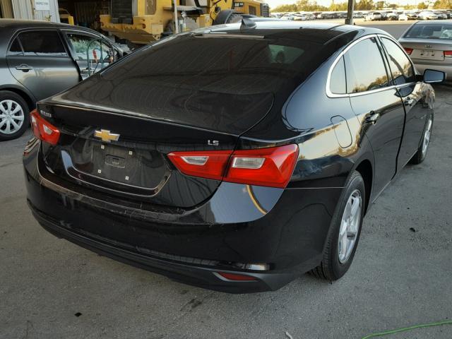 1G1ZB5ST6GF274020 - 2016 CHEVROLET MALIBU LS BLACK photo 4