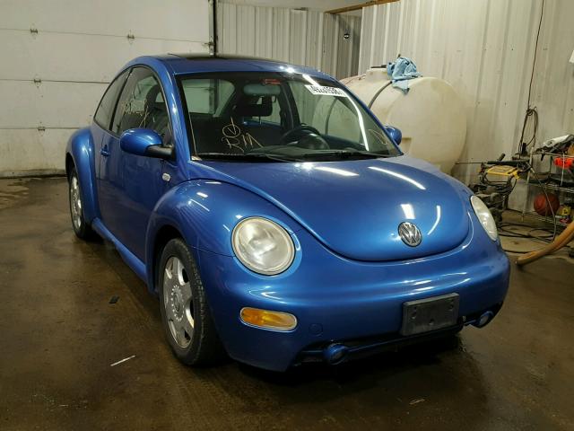 3VWCK21C41M430203 - 2001 VOLKSWAGEN NEW BEETLE 蓝色 照片 1