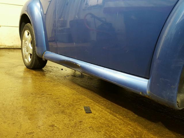 3VWCK21C41M430203 - 2001 VOLKSWAGEN NEW BEETLE 蓝色 照片 9