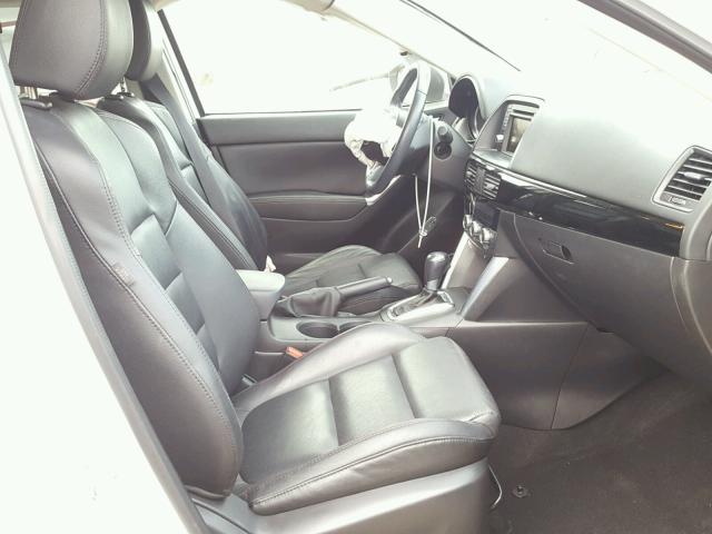 JM3KE2DY3F0466219 - 2015 MAZDA CX-5 GT WHITE photo 5