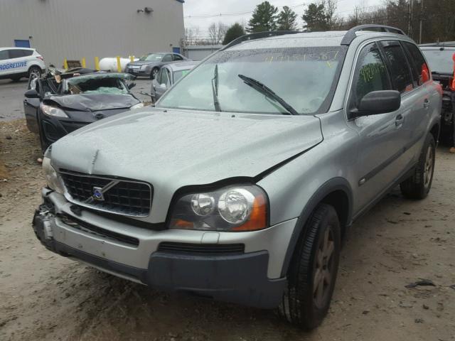 YV1CY59H441040443 - 2004 VOLVO XC90 SILVER photo 2