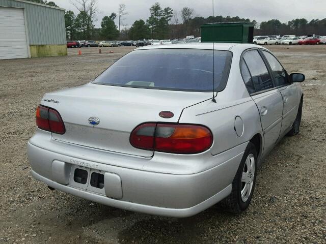 1G1ND52J63M537667 - 2003 CHEVROLET MALIBU SILVER photo 4