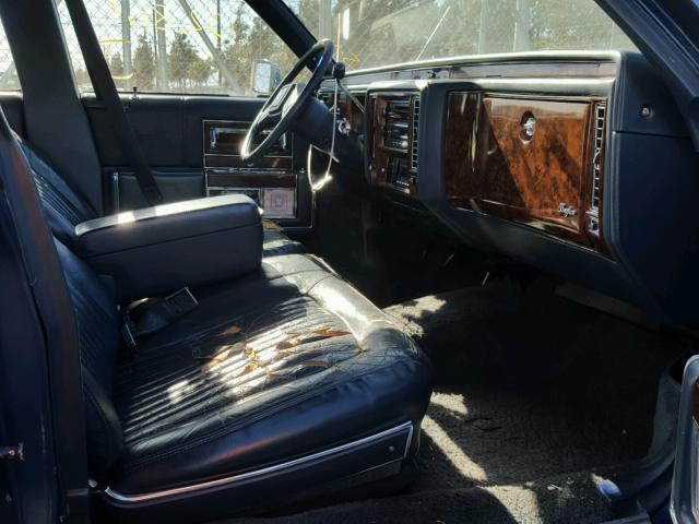 1G6DW54E4MR720876 - 1991 CADILLAC BROUGHAM BLUE photo 5