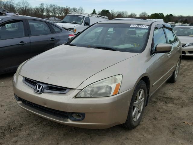 1HGCM66563A065877 - 2003 HONDA ACCORD EX GOLD photo 2