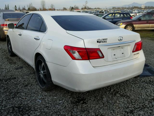 JTHBJ46G772005453 - 2007 LEXUS ES 350 WHITE photo 3