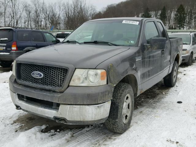 1FTRX14W45KC62400 - 2005 FORD F150 GRAY photo 2