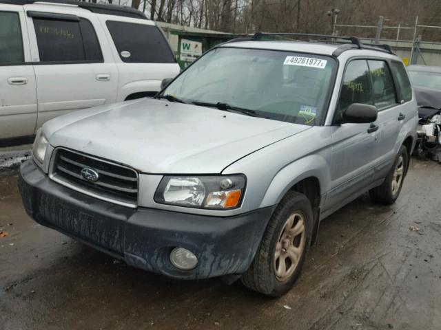 JF1SG63623H740717 - 2003 SUBARU FORESTER 2 SILVER photo 2