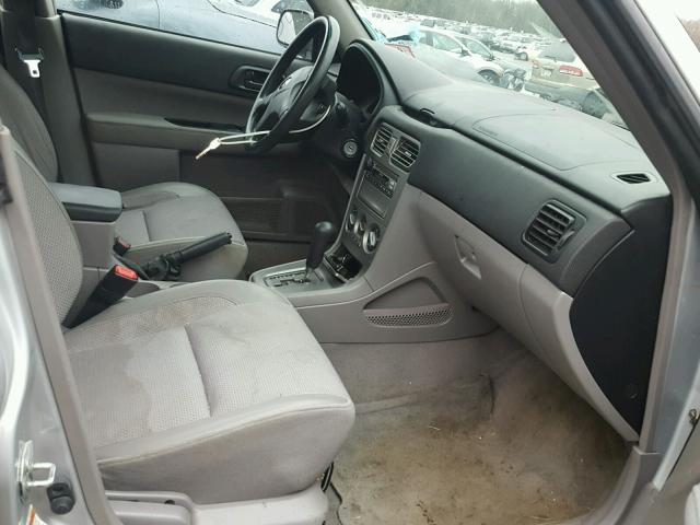 JF1SG63623H740717 - 2003 SUBARU FORESTER 2 SILVER photo 5