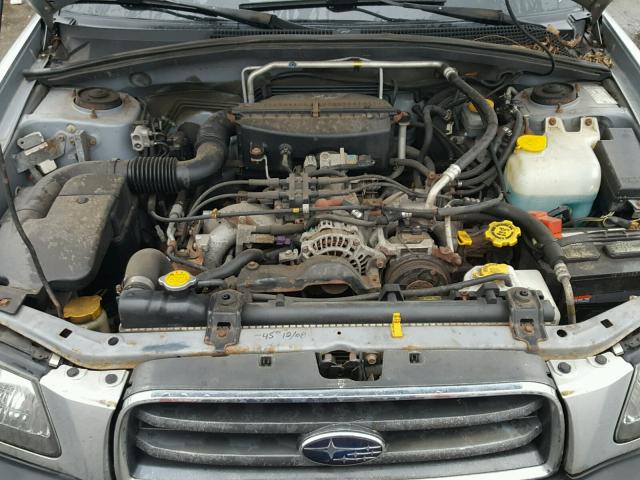 JF1SG63623H740717 - 2003 SUBARU FORESTER 2 SILVER photo 7