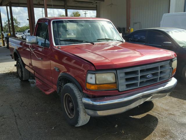 1FTEF15Y3SNA98262 - 1995 FORD F150 RED photo 1