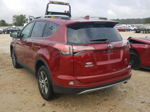 2T3WFREV3JW471834 - 2018 TOYOTA RAV4 ADVEN BURGUNDY photo 3