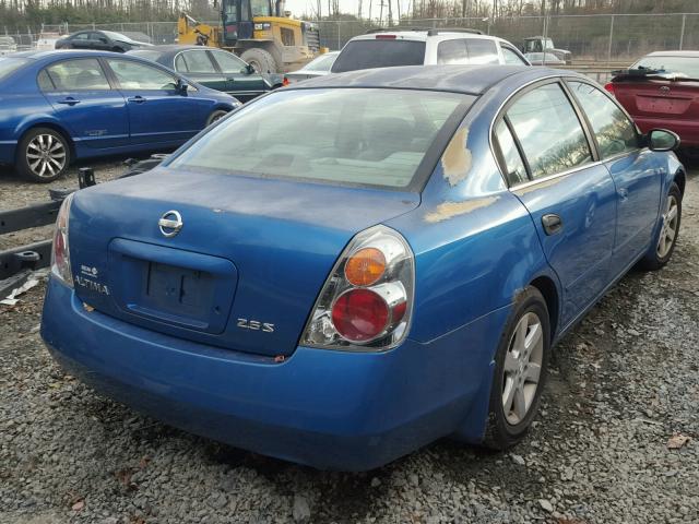 1N4AL11E53C149444 - 2003 NISSAN ALTIMA BAS BLUE photo 4