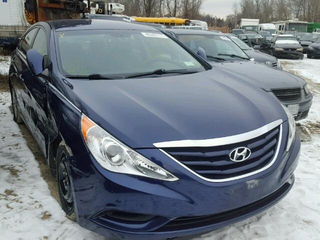 5NPEB4AC2CH350057 - 2012 HYUNDAI SONATA GLS BLUE photo 1