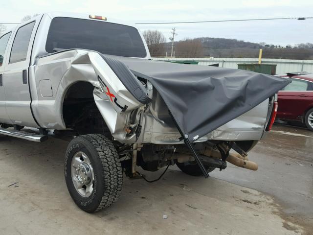 1FT7W2BT6BEA66574 - 2011 FORD F250 SUPER SILVER photo 9