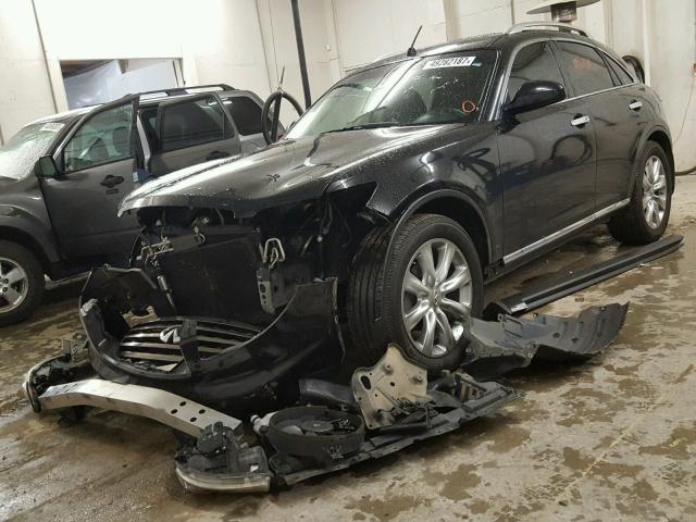 JNRBS08W87X400224 - 2007 INFINITI FX45 BLACK photo 2