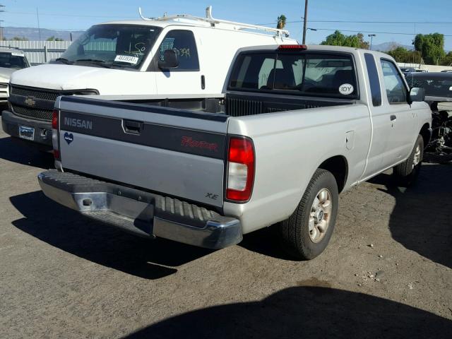 1N6DD26S1XC329998 - 1999 NISSAN FRONTIER K SILVER photo 4