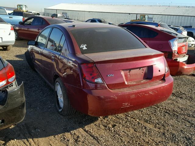 1G8AJ55F77Z127498 - 2007 SATURN ION LEVEL BURGUNDY photo 3