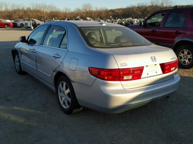 1HGCM66545A033710 - 2005 HONDA ACCORD EX SILVER photo 3