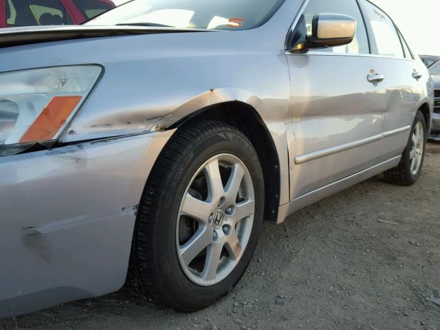 1HGCM66545A033710 - 2005 HONDA ACCORD EX SILVER photo 9