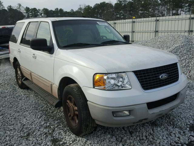 1FMEU15W43LB25062 - 2003 FORD EXPEDITION WHITE photo 1