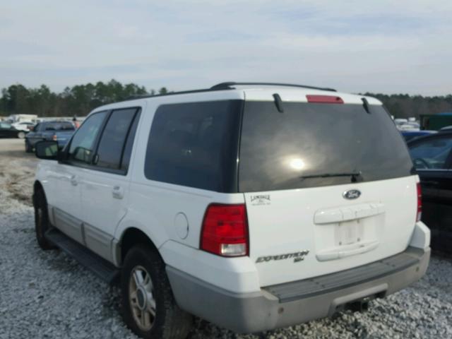 1FMEU15W43LB25062 - 2003 FORD EXPEDITION WHITE photo 3