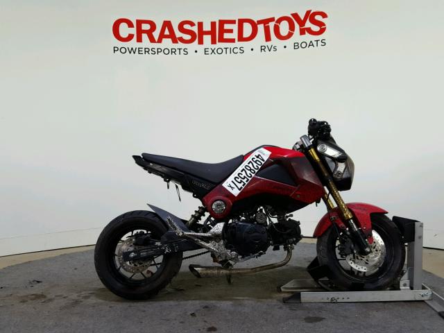 MLHJC6112E5006167 - 2014 HONDA GROM 125 RED photo 1