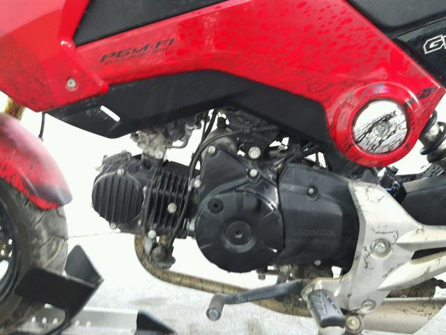 MLHJC6112E5006167 - 2014 HONDA GROM 125 RED photo 11