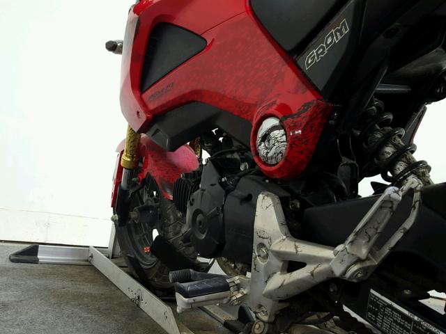 MLHJC6112E5006167 - 2014 HONDA GROM 125 RED photo 13