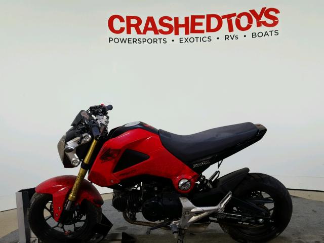 MLHJC6112E5006167 - 2014 HONDA GROM 125 RED photo 5