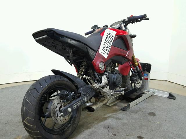 MLHJC6112E5006167 - 2014 HONDA GROM 125 RED photo 8