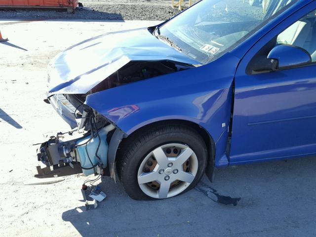 1G1AL58F587144088 - 2008 CHEVROLET COBALT LT BLUE photo 9