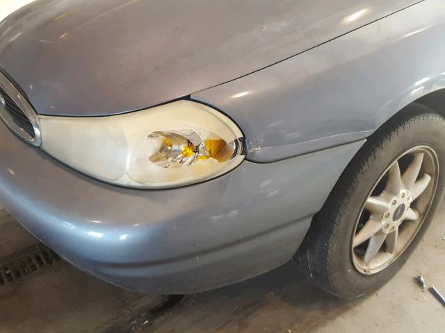 1FAFP66L6YK119106 - 2000 FORD CONTOUR SE BLUE photo 9