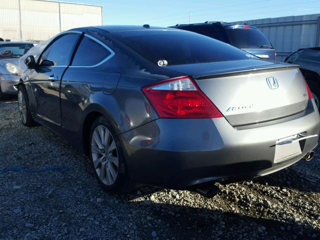 1HGCS2B83AA002117 - 2010 HONDA ACCORD EXL GRAY photo 3