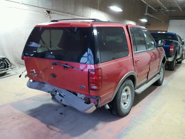 1FMPU18LXYLA02027 - 2000 FORD EXPEDITION MAROON photo 4