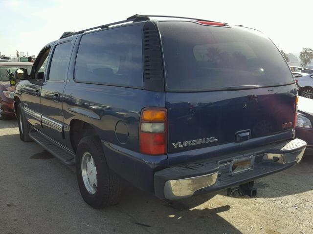 1GKFK16T12J278466 - 2002 GMC YUKON XL K BLUE photo 3