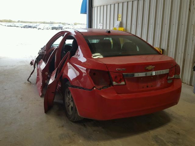 1G1PC5SB5E7120966 - 2014 CHEVROLET CRUZE LT RED photo 3