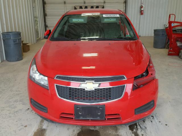 1G1PC5SB5E7120966 - 2014 CHEVROLET CRUZE LT RED photo 9