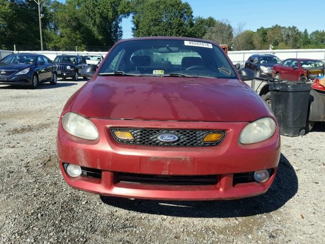 3FAFP11313R148298 - 2003 FORD ESCORT ZX2 RED photo 10