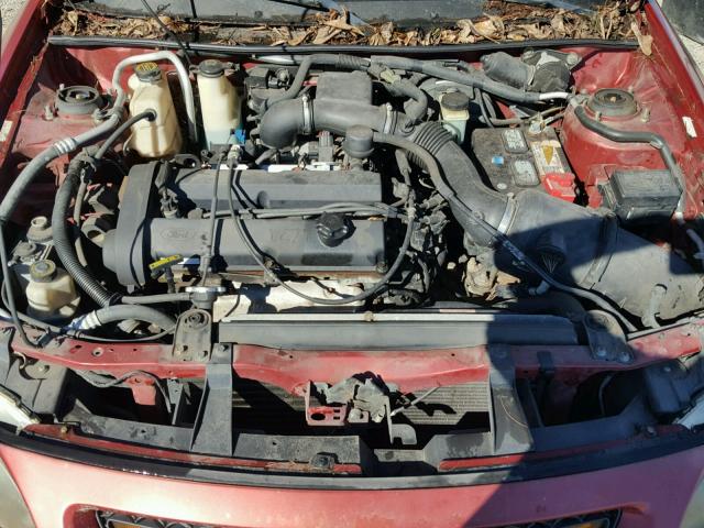 3FAFP11313R148298 - 2003 FORD ESCORT ZX2 RED photo 7