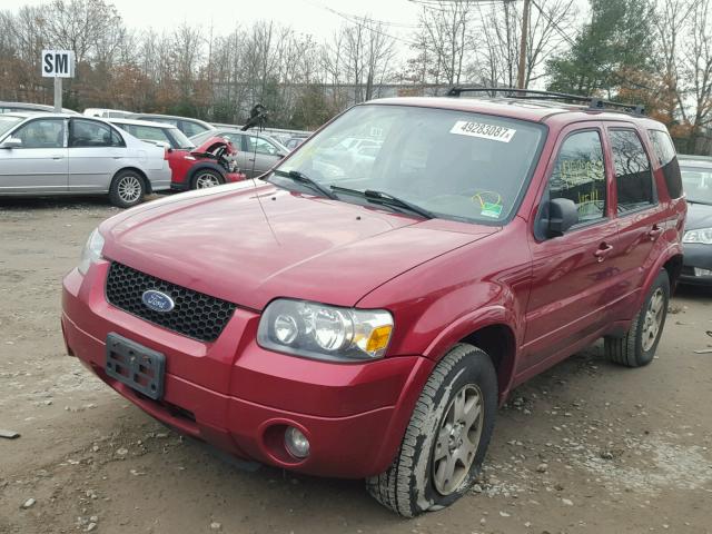 1FMCU94175KD53772 - 2005 FORD ESCAPE LIM RED photo 2