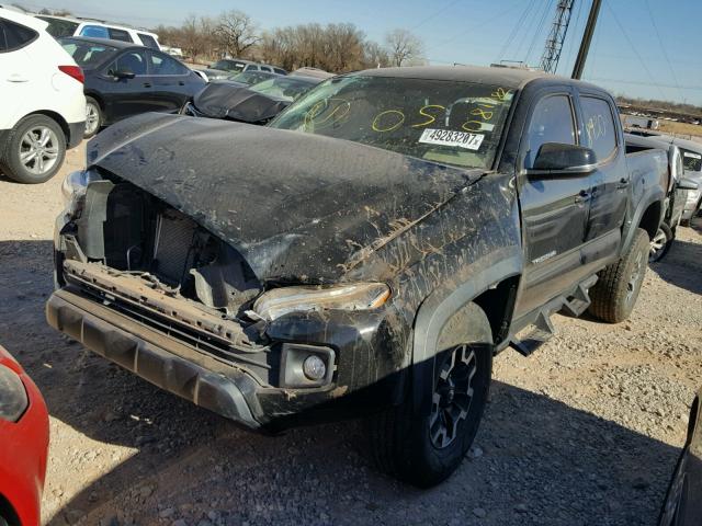 5TFCZ5AN9HX081982 - 2017 TOYOTA TACOMA DOU BLACK photo 2