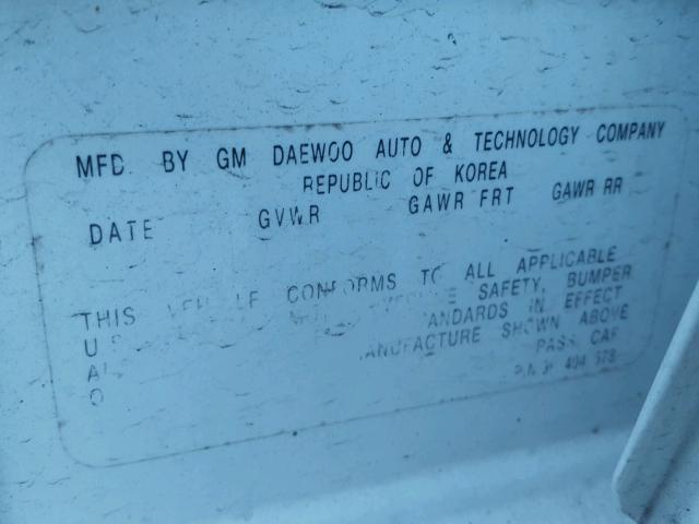 KL1TD56626B541923 - 2006 CHEVROLET AVEO BASE Ақ фото 10