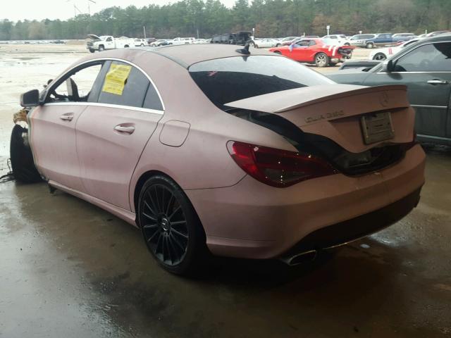 WDDSJ4EB7GN330891 - 2016 MERCEDES-BENZ CLA 250 PINK photo 3