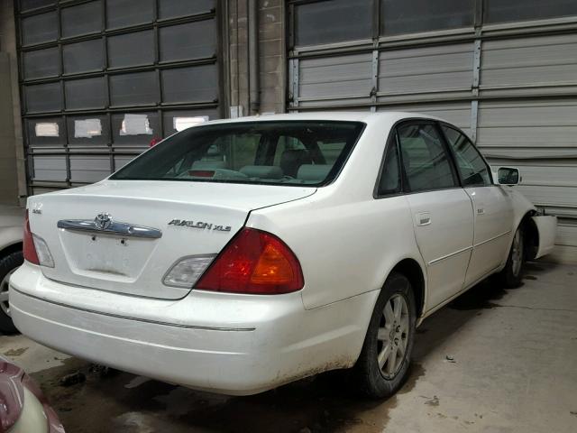 4T1BF28B0YU069022 - 2000 TOYOTA AVALON XL WHITE photo 4