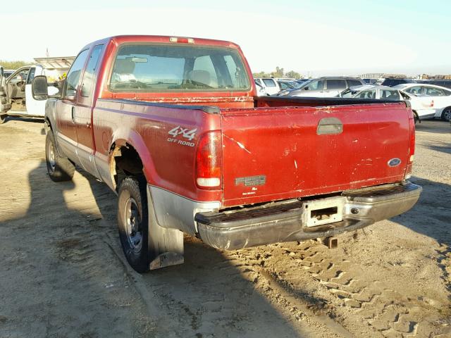 1FTNX21F12ED04721 - 2002 FORD F250 SUPER TWO TONE photo 3