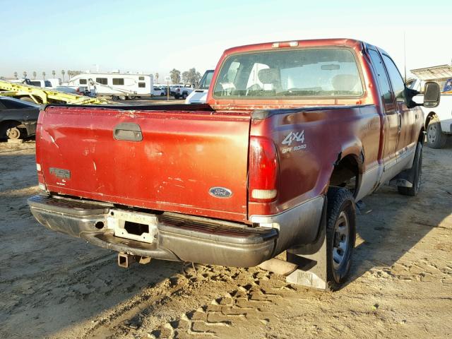 1FTNX21F12ED04721 - 2002 FORD F250 SUPER TWO TONE photo 4