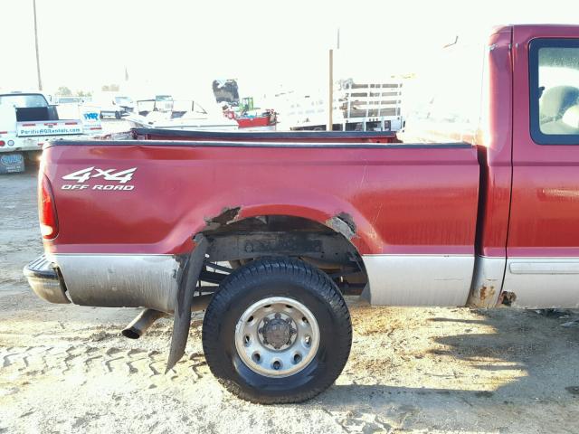 1FTNX21F12ED04721 - 2002 FORD F250 SUPER TWO TONE photo 9