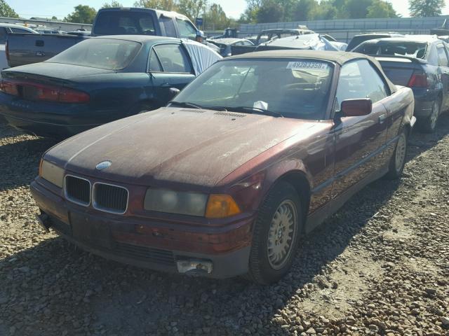 WBABJ6323RJD31846 - 1994 BMW 325 IC AUT MAROON photo 2