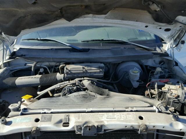 3B7HC13Y81G778545 - 2001 DODGE RAM 1500 WHITE photo 7