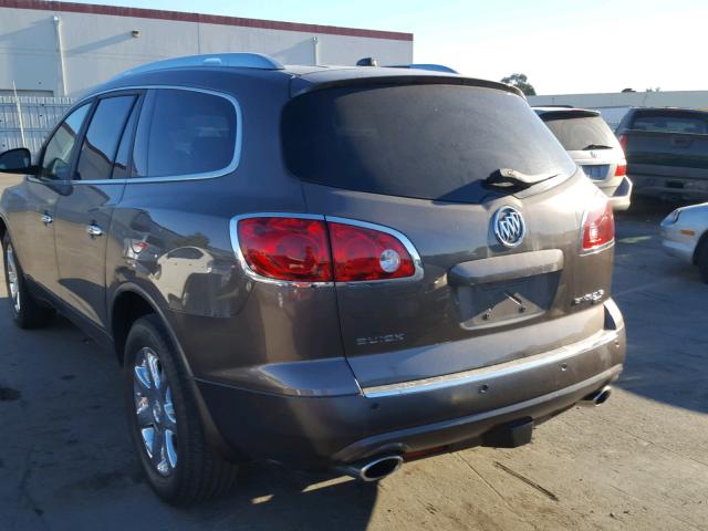 5GAEV23798J252641 - 2008 BUICK ENCLAVE CX BROWN photo 3